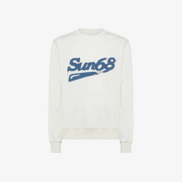 SUN68 SWEATER F34126/31 OFF WHITE