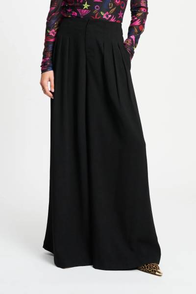 POM Amsterdam SP9389 PANTS - Wide leg Noir