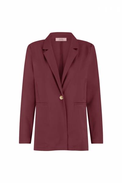 STUDIO ANNELOES 13185 Arwen bonded blazer-bordeaux