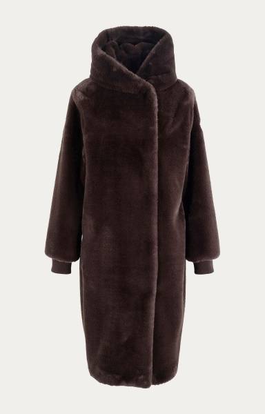 MOSCOW 08-08-Nadjana-3 Coat-Dark Brown