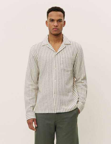 LES DEUX 1000118/215 IVORY Isaac Structured Overshirt