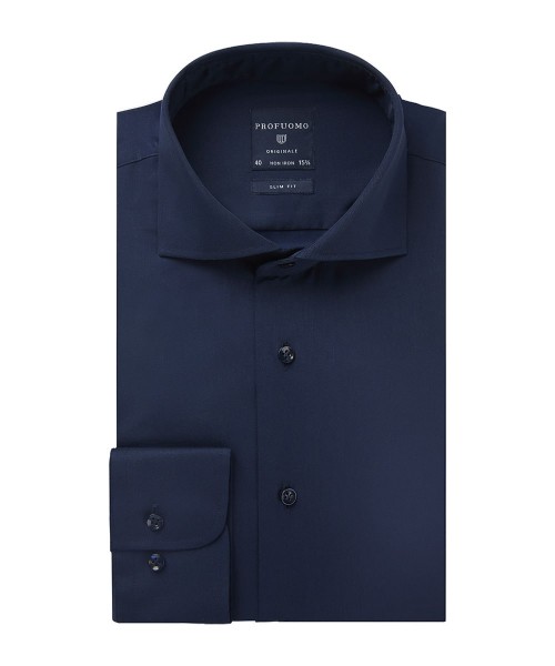 PROFUOMO TWILL-SHIRT PP0H0A036/NAVY
