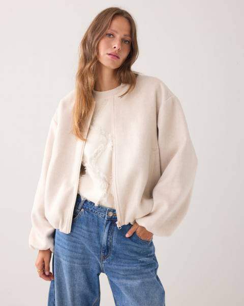 SUMMUM Bomberjack wolblend 1s1249-11884