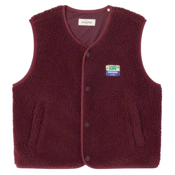 AMERICAN VINTAGE HOK16BH25 Hoktown Gilet-Bordeaux