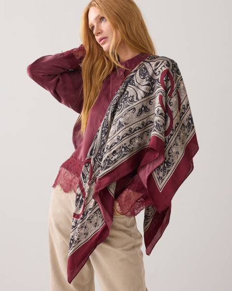 SUMMUM sjaal satijnviscose 8s1067-8600