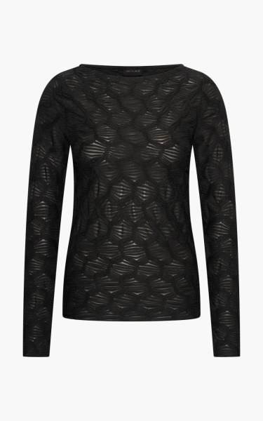 AIMEE THE LABEL Eliana5A Longsleeve mesh black
