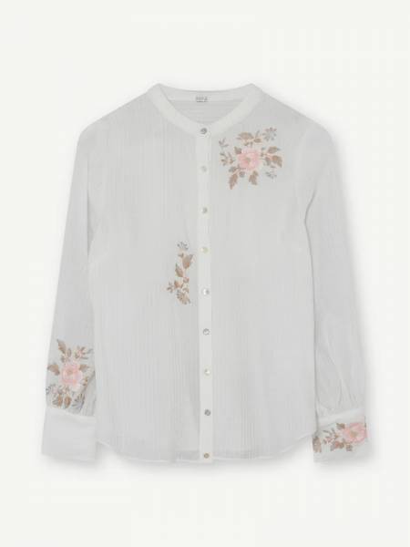 GUSTAV 56645 7567 Carmen Blouse Wit