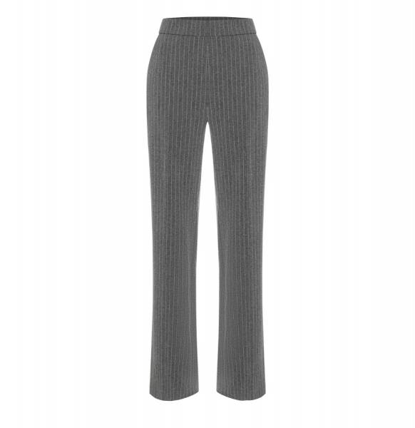 MAC 0140 3055-00 CHIARA Wide Pantalon-smoked grey stripe