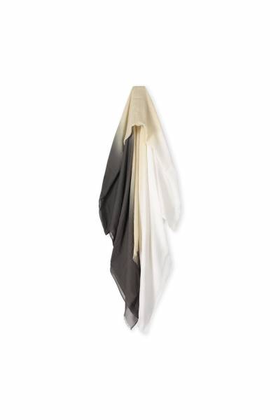KYRA & KO Violette-s25 Shawl 3 color dipdye-Black/Olive
