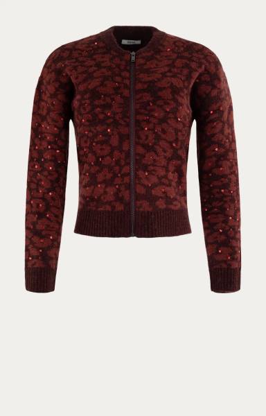 ANNA VEST MET MERLOT DESSIN 34a10-02643 Vest