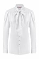 STUDIO ANNELOES 09602 Joan bow poplin blouse