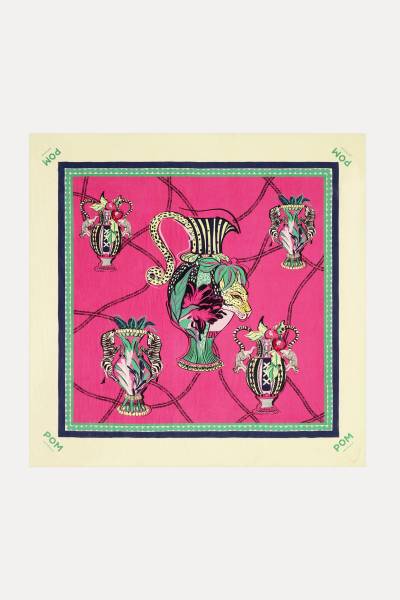POM Amsterdam SP9197 SHAWL - Vases Pink