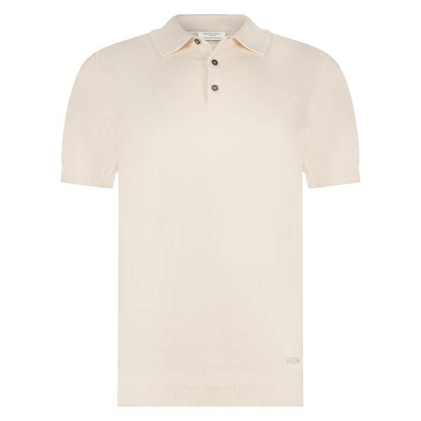 SEVEN DIALS knitted polo / 150 off white