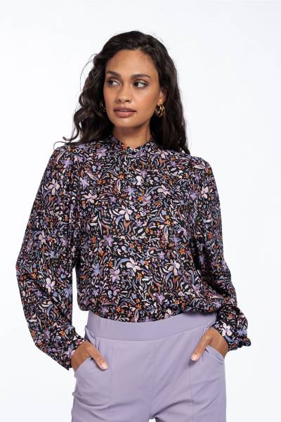 Studio Anneloes 07944 Ted LS crepe blouse