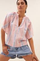 BY-BAR 25112084 Vina gloss stripe blouse