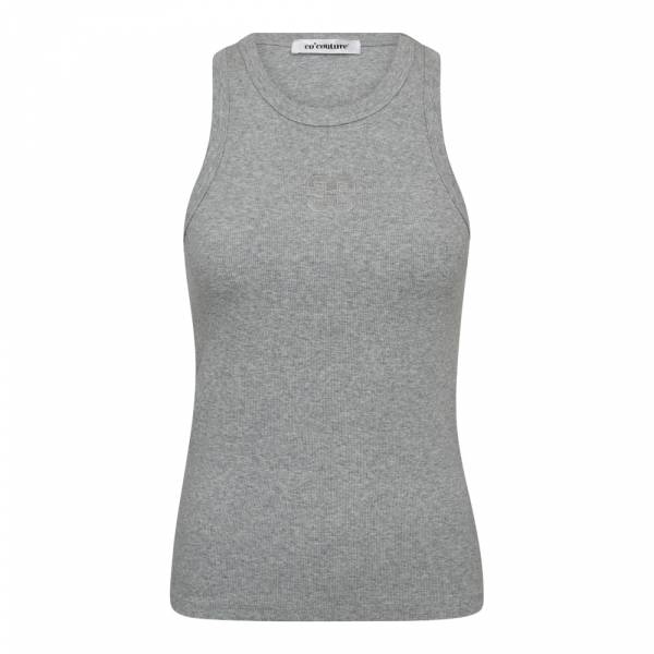 CO'COUTURE 33151 SaharaCC Embroid.TankTop-Light Grey