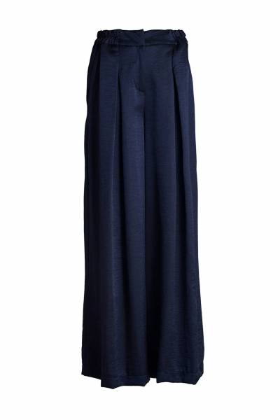 FEMMES DU SUD broek Odila Satin (PT-0030) navy