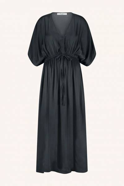 BY-BAR Amsterdam 25517007 Long satin dress-Midnight