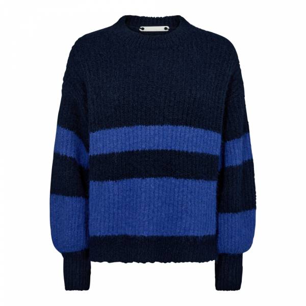 CO'COUTURE 32147 CoralieCC Block Rib Knit - Navy