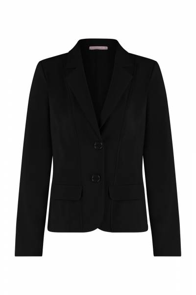 Studio Anneloes 94780 Bright bonded blazer - black