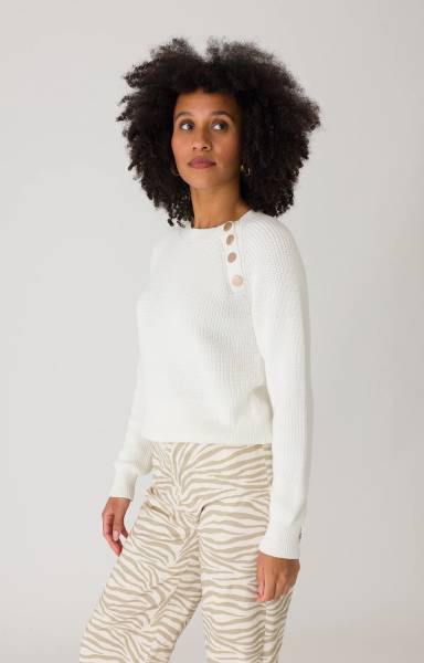 ANNA 21a09-02822-1 Pullover Offwhite