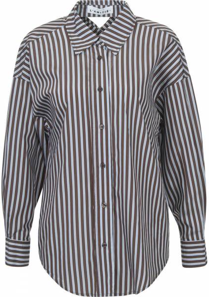 HAUTE L'AMITIE Melvin Stripe Twist Bow Shirt HL10211