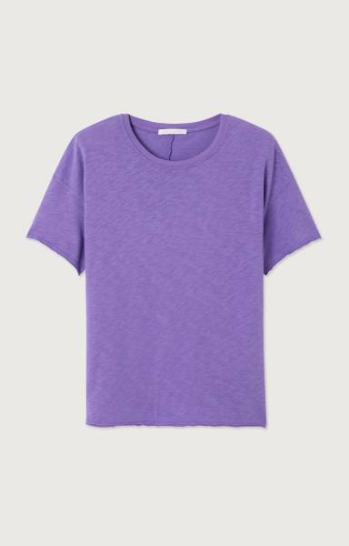 AMERICAN VINTAGE SON02FGH25 SONOMA T-shirt MC-Purple Vintage