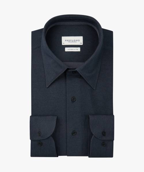 PROFUOMO japanese knitted shirt PPWH30027D