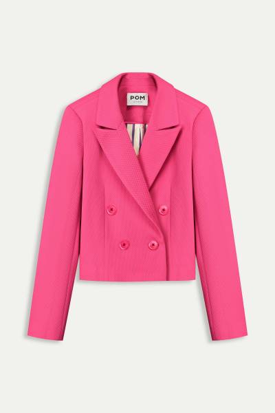 POM Amsterdam SP9059 BLAZER - Short Vibrant Pink