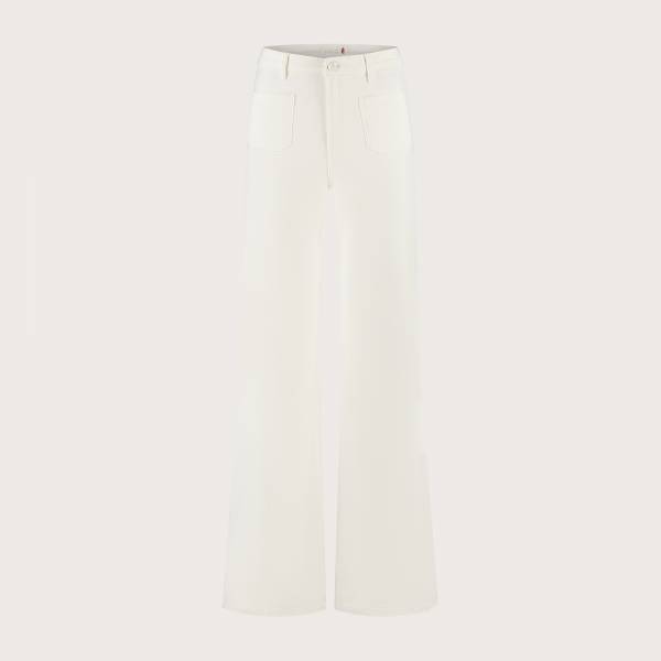 FLORÈZ CR0103 Ana Flared Pocket Offwhite