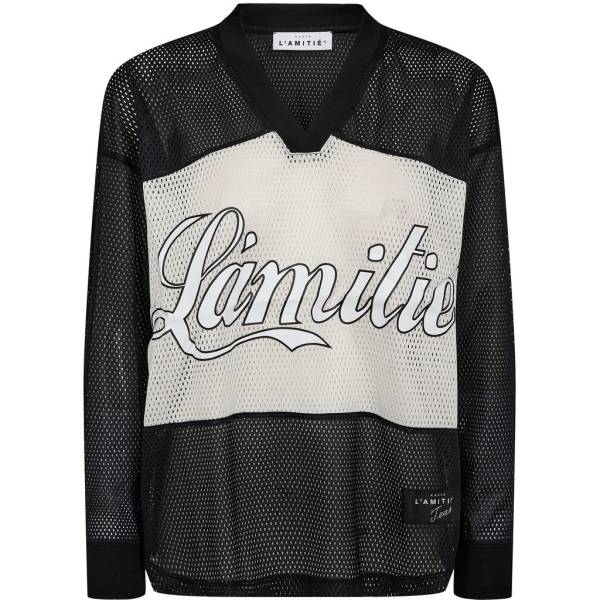 HAUTE L'AMITIE HL10323 DRIFT MIX LOGO BLOUSE