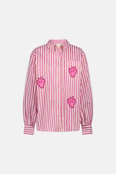 FABIENNE CHAPOT CLTBLS86SS25 Alex Blouse-Pink Dream/Warm White