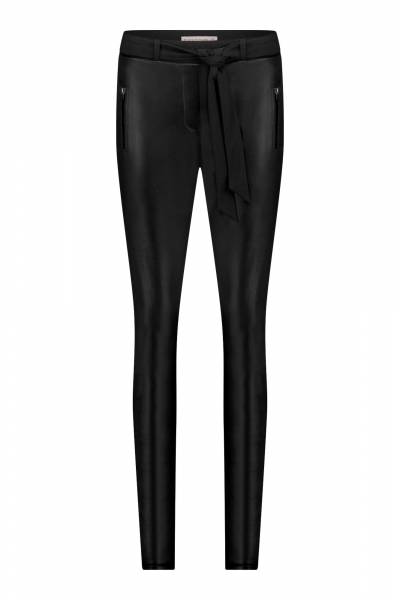 Studio Anneloes 09222 Margot leather trousers - black