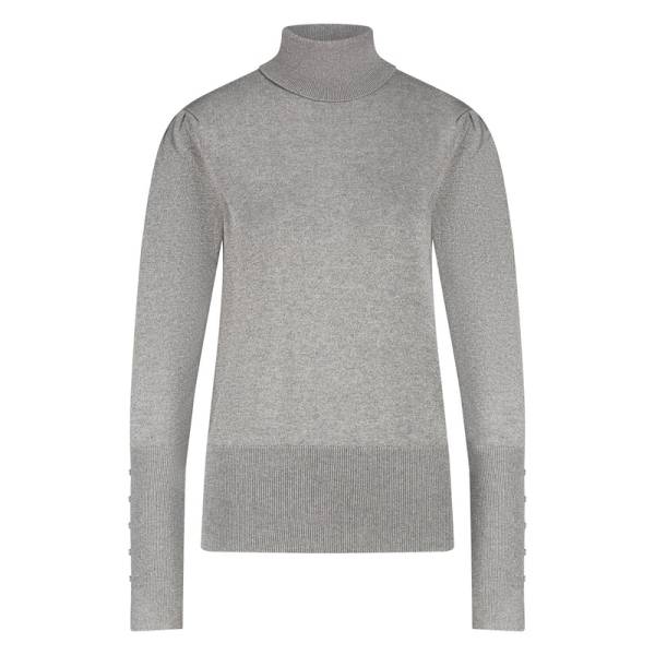 NUKUS NKF03005 Sylvia Pullover Lurex -light grey