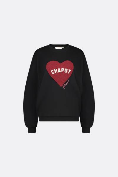 FABIENNE CHAPOT CLT-SWE-10-AW24-9 Terry Sport Heart Sweater