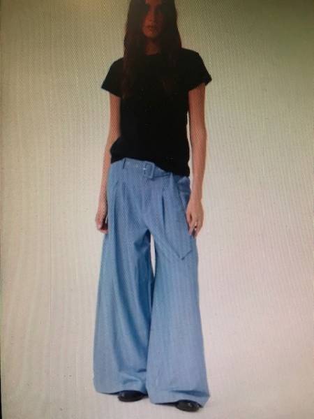 My Essential Wardrobe 10704999 VittaMW H.W. Pant-Skyblue