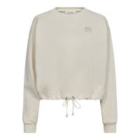 CO'COUTURE 37018 CleanCC Crop Tie Sweat Offwhite