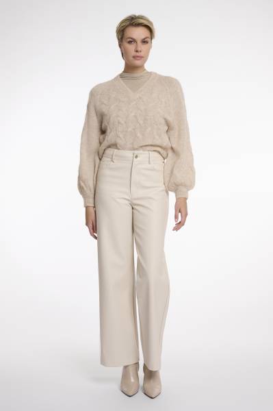 RINO & PELLE CorianRegular.7502511 PU Pants-birch