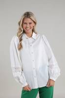 NUKUS SS240442 Lettie blouse Embroid-Offwhite