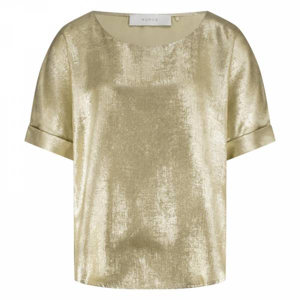 NUKUS NKF01024 Irene Top Shiny - Gold