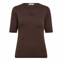 CO'COUTURE 33166 GrannyCC Embr SS Tee-Mocca