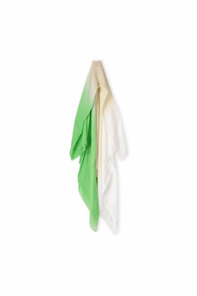 KYRA & KO Violette-s25 Shawl 3 color dipdye-Classic Green