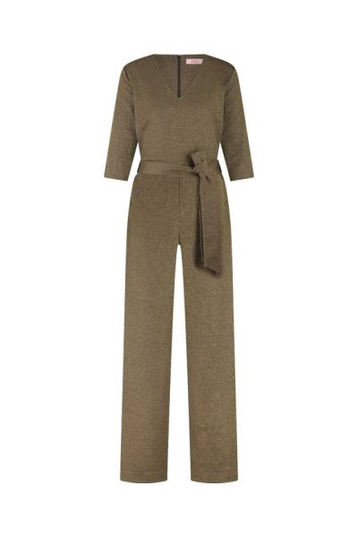 STUDIO ANNELOES 13330 Odessi sparkle jumpsuit-gold