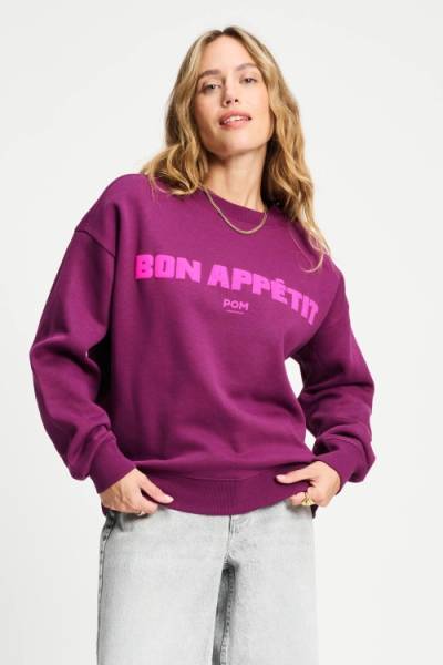 POM SP9435 SWEATER - Plum