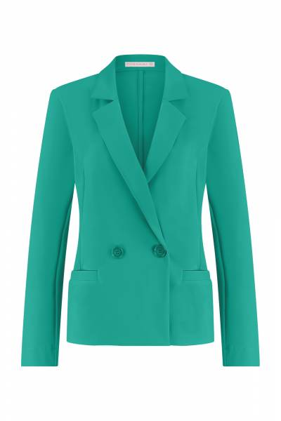 STUDIO ANNELOES 09947 Cally bonded blazer - smaragd