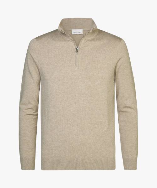 PROFUOMO beige halfzip PP2J00010C