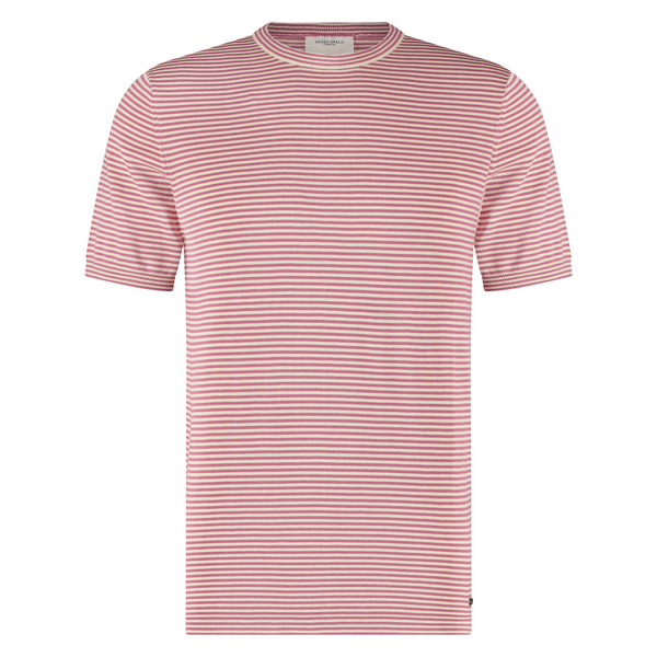 SEVEN DIALS GEBREID T-SHIRT / 730 ROSE