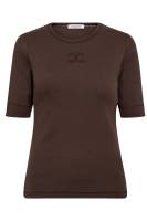 CO'COUTURE 33016 GrannyCC SS Tee-mocca