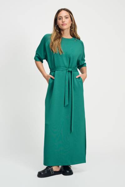 POM SP9095 DRESS-Nora Meadow Green