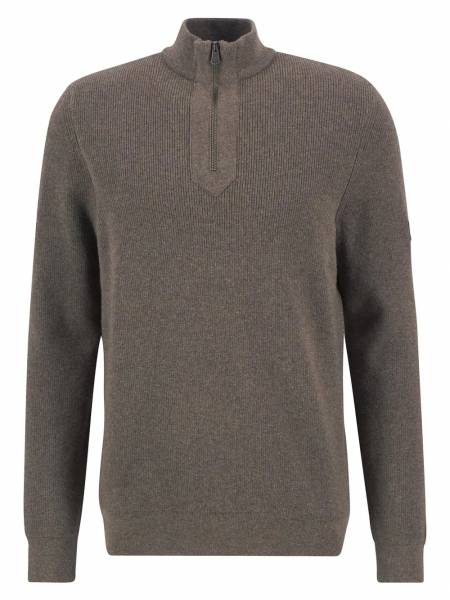 BARBOUR zip pullover MKN1612/ST59 BRINDLE